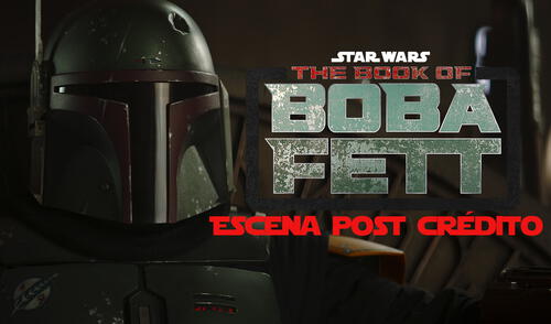Un personaje inesperado aparece en la escena post crédito de El libro de Boba Fett. Foto: IMDb y Disney Un personaje inesperado aparece en la escena post crédito de El libro de Boba Fett. Foto: IMDb y Disney