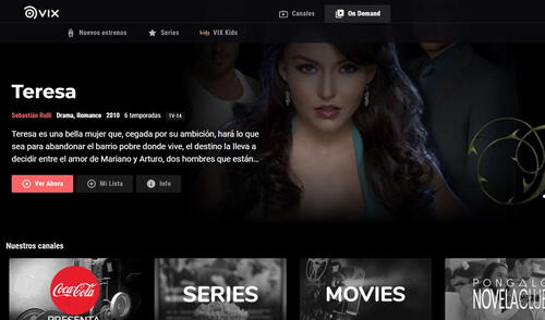 La versión beta o de prueba de ViX se lanzó el miércoles 16 de febrero en México y Estados Unidos. Foto: ViX