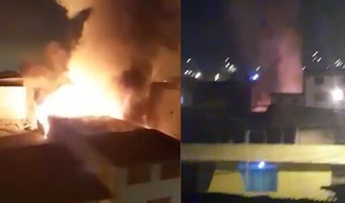 Decenas de comerciantes ya se encuentran evacuando la zona. Foto: captura panamericana