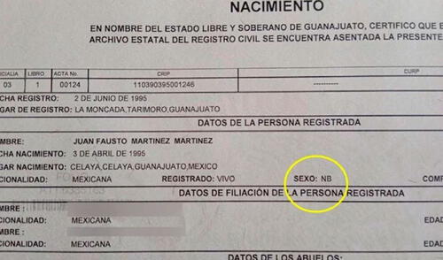 Ocurrió en el estado de Guanajuato, que es gobernado por políticos conservadores donde no hay una ley para reconocer la identidad de género. Foto: EFE Ocurrió en el estado de Guanajuato, que es gobernado por políticos conservadores donde no hay una ley para reconocer la identidad de género. Foto: EFE