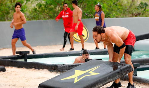 La competencia ya ha eliminado a dos participantes del equipo rojo. Foto: Exatlón all star/Twitter