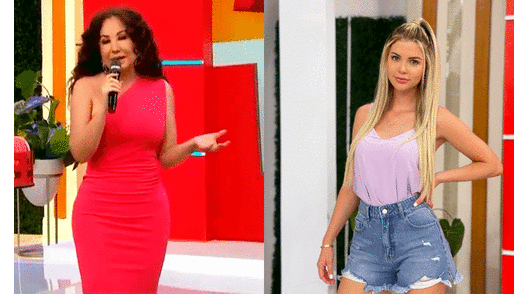 Janet Barboza lanza puñal a Brunella Horna por faltar a programa. Foto: Composición captura América TV-Instagram Janet Barboza lanza puñal a Brunella Horna por faltar a programa. Foto: Composición captura América TV-Instagram