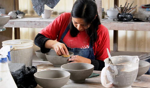 El principal destino de las artesanías peruanas en 2021 fue Estados Unidos. Foto: ADEX. El principal destino de las artesanías peruanas en 2021 fue Estados Unidos. Foto: ADEX.