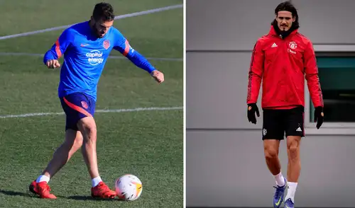 Atlético de Madrid sufrirá más bajas que el Manchester United. Foto: composición/EFE