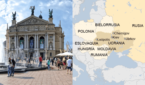 La zona luce una arquitectura polaca y austrohúngara, que combina los estilos de Centroeuropa y Europa del Este con los de Italia y Alemania. Foto: composición LR/1zoom/BBC.