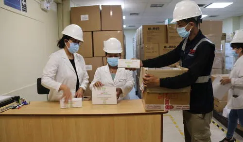 En las próximas semanas seguirán llegando medicinas de gran demanda por los pacientes con cáncer. Foto: Minsa En las próximas semanas seguirán llegando medicinas de gran demanda por los pacientes con cáncer. Foto: Minsa
