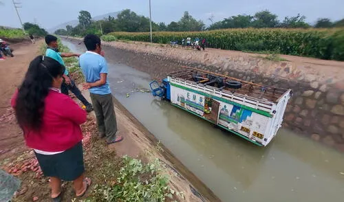 En las labores de búsqueda y rescate participaron 21 efectivos policiales. Foto: Clinton Medina/La República.