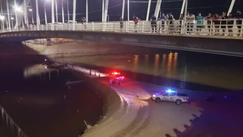 La PNP y agentes de Serenazgo actuaron de manera oportuna. Foto: Héctor Peña Roque