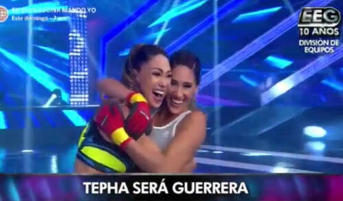 Melissa Loza se emocionó al tener a su hermana en su equipo. Foto: captura de América TV Melissa Loza se emocionó al tener a su hermana en su equipo. Foto: captura de América TV