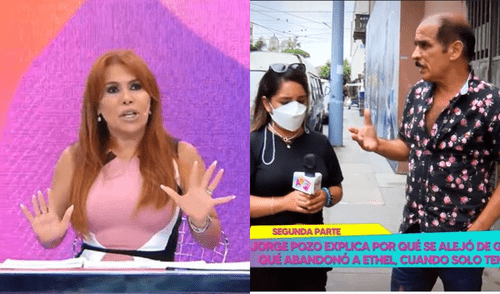 Magaly Medina aseguró que tiene las pruebas para demostrar que el padre de Ethel Pozo está mintiendo. Foto: composición/ La República/ Amor y fuego