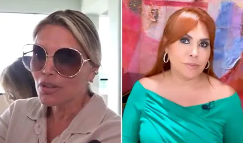Jessica Newton aseguró que no se ha visto afectada tras las criticas a su familia. Foto: composición Magaly Medina/Instagram, captura Willax TV.