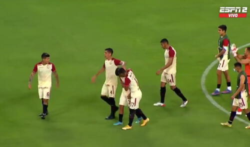 Piero Quispe debutó con la U en 2021. Foto: Captura ESPN Piero Quispe debutó con la U en 2021. Foto: Captura ESPN