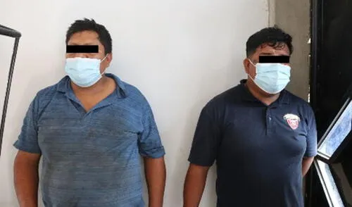 Los sujetos fueron atrapados in fraganti en un inmueble de El Porvenir. Foto: PNP