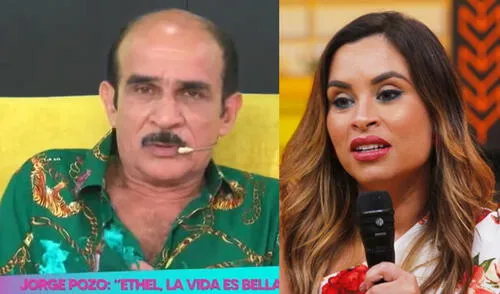 El padre de Ethel Pozo se presentó en Amor y fuego. Foto: captura de Willax TV / GLR