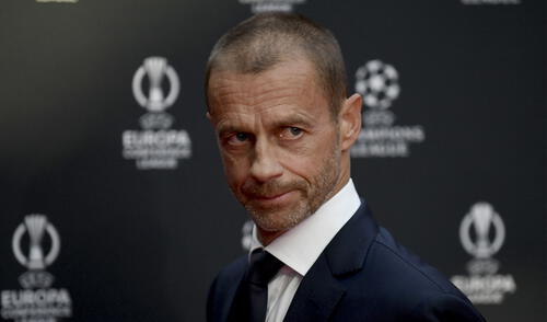 Aleksander Ceferin es presidente de la UEFA desde septiembre del 2016. Foto: AFP Aleksander Ceferin es presidente de la UEFA desde septiembre del 2016. Foto: AFP