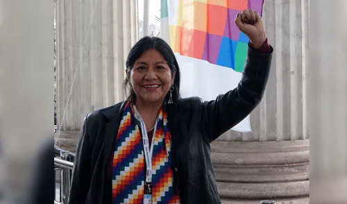 Alejandra Flores Carlos considera que es primordial el reconocimiento de Chile como país plurinacional e intercultural. Foto: Alejandra Flores Carlos / Twitter