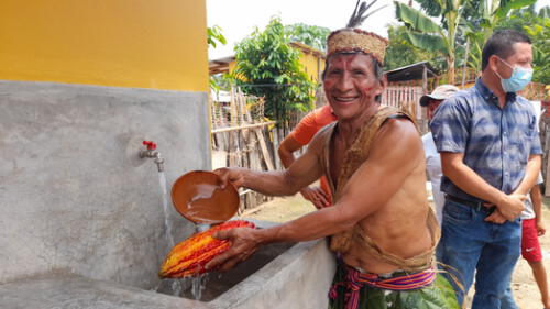 Ministerio de Vivienda inauguró obras de agua y saneamiento en San Martín. Foto: MVCS Ministerio de Vivienda inauguró obras de agua y saneamiento en San Martín. Foto: MVCS