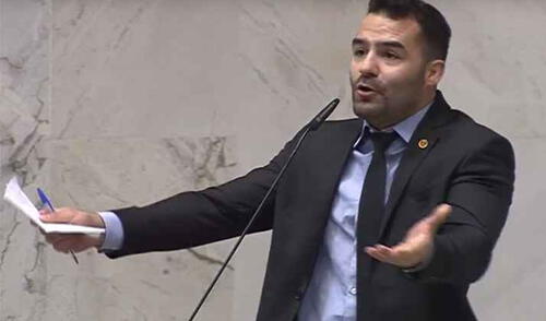 “Los audios son míos, son indecentes, son machistas", afirmó el diputado Arthur Do Val. Foto: difusión “Los audios son míos, son indecentes, son machistas", afirmó el diputado Arthur Do Val. Foto: difusión