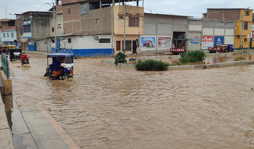 Salida del agua afectó a zonas bajas de la región. Foto: Noticias Tumbes