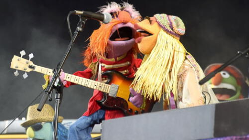 Floyd Pepper y Janice de The Electric Mayhem Band. Foto: Disney Plus Floyd Pepper y Janice de The Electric Mayhem Band. Foto: Disney Plus