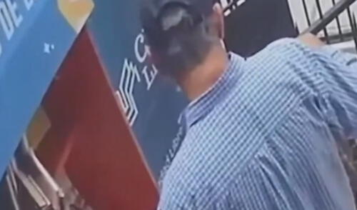 Ellas esperan que la Policía Nacional ubique el paradero del ladrón. Se desconoce si es un vecino del distrito de Magdalena. Foto: captura de Panamericana TV Ellas esperan que la Policía Nacional ubique el paradero del ladrón. Se desconoce si es un vecino del distrito de Magdalena. Foto: captura de Panamericana TV