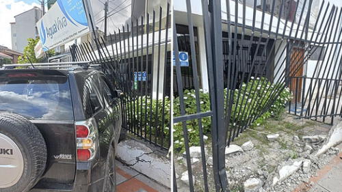 En el sistema de consulta vehicular de la Sunarp, el auto en cuestión está inscrito a nombre de Marcia Liz Escobedo Gamarra. Foto: composición LR/PNP