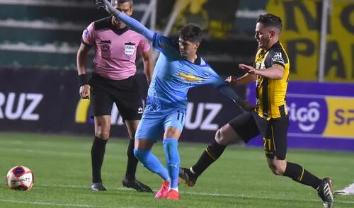 Bolivar se impone en condición de visita en el primer clásico del año. Foto: Twitter Tigo Sports Bolivia