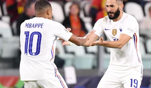 Benzema y Mbappé disputarán el Mundial Qatar 2022. Foto: Selección francesa Benzema y Mbappé disputarán el Mundial Qatar 2022. Foto: Selección francesa