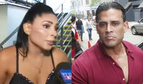 Pamela Franco asegura que su relación con Christian Domínguez marcha bien. Foto: composición/ captura de ATV/ La República