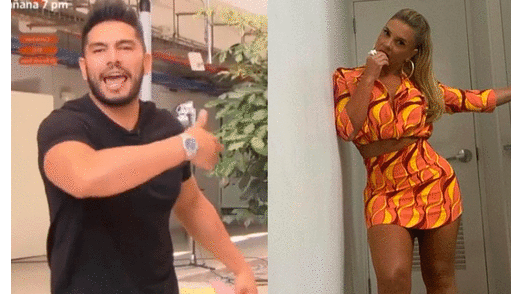 Rafael Cardozo contó que si no tuviera pareja, estaría con Johanna San Miguel. Foto: composición captura de América TV/ Johanna San Miguel-Instagram