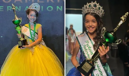 A pesar de su corta edad, las modelos dejaron en alto el nombre del Perú con su desempeño en el Miss Mesoamérica Internacional 2022. Foto: composición Instagram