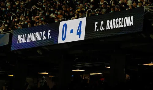 Real Madrid fue humillado en su casa por LaLiga Santander. Foto: EFE