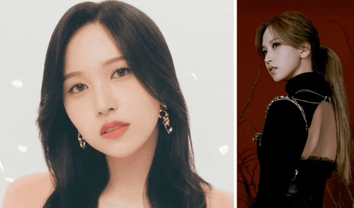 Mina debutó con TWICE en el 2015. Foto composición: JYP Entertainment