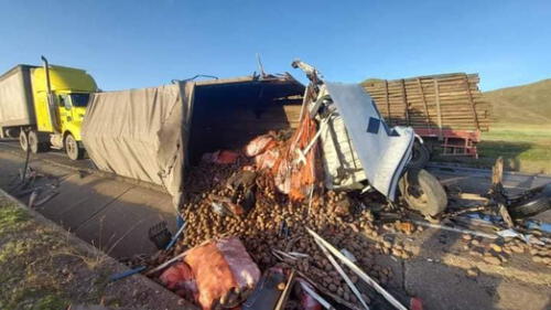 Puno. Siniestro dejó como saldo la muerte del conductor de un camión en Juliaca. Foto: FG Noticias