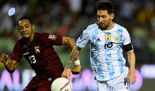 Argentina recibe a Venezuela por la jornada 17 de las Eliminatorias Qatar 2022. Foto: Conmebol