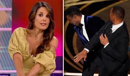 “Hay una línea muy delgada cuando uno tiene confianza con los compañeros", reflexionó Rebeca Escribens. Foto: composición América TV/ TNT “Hay una línea muy delgada cuando uno tiene confianza con los compañeros", reflexionó Rebeca Escribens. Foto: composición América TV/ TNT