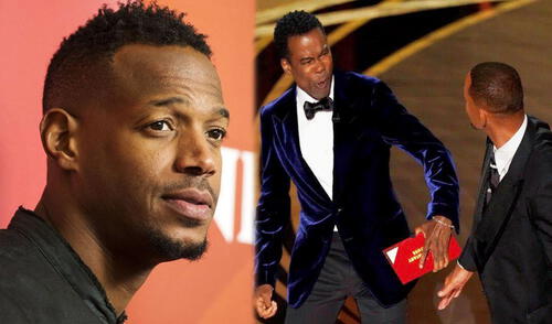 Marlon Wayans no aprueba burla de Chris Rock. Foto: AFP / captura Twitter Marlon Wayans no aprueba burla de Chris Rock. Foto: AFP / captura Twitter