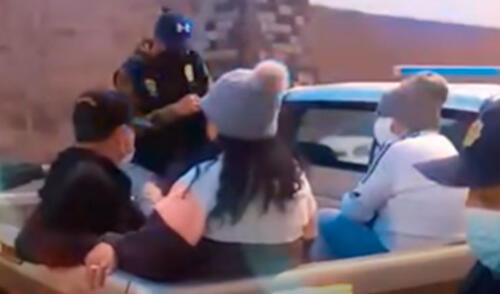 Agraviada reconoció a sujetos y los denunció ante la Policía. Foto: PNP Agraviada reconoció a sujetos y los denunció ante la Policía. Foto: PNP