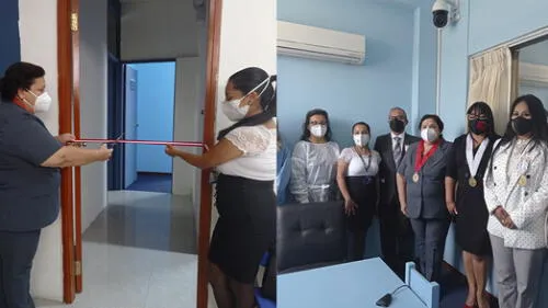 La Presidencia de la Junta de Fiscales Superiores de Tacna y la División Médico Legal inauguraron la cámara Gesell el 29 de marzo. Foto: Fiscalía Tacna