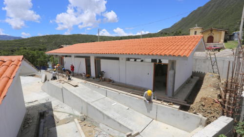 Gobierno Regional de Cajamarca construye tres nuevos colegios en San Marcos. Foto: GRC. Gobierno Regional de Cajamarca construye tres nuevos colegios en San Marcos. Foto: GRC.