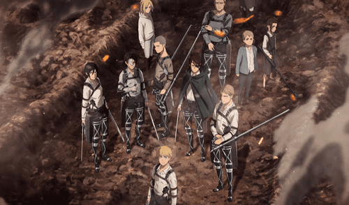 Imágenes del anuncio de la parte 3 de la temporada final de "Shingeki no Kyojin". Foto: Pony Canyon