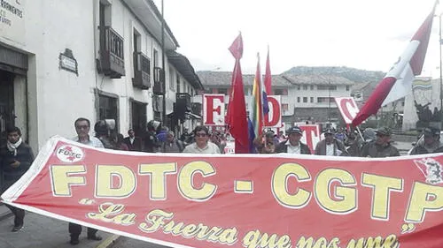 Protesta. Gremios de Cusco alistan paralización. Foto: La República Protesta. Gremios de Cusco alistan paralización. Foto: La República