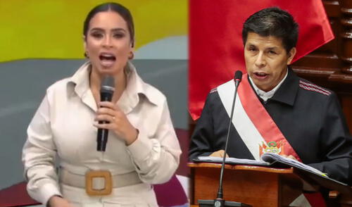 Ethel Pozo envió un mensaje al presidente Pedro Castillo. Foto: captura América TV / GLR Ethel Pozo envió un mensaje al presidente Pedro Castillo. Foto: captura América TV / GLR