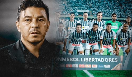 Cara a cara, otra vez. Gallardo y River Plate visitan a Alianza Lima en el inicio de la Copa Libertadores. Foto: composición Gerson Cardoso