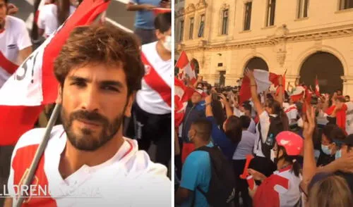 Israel Dreyfus compartió imágenes de la manifestación. Foto: Instagram