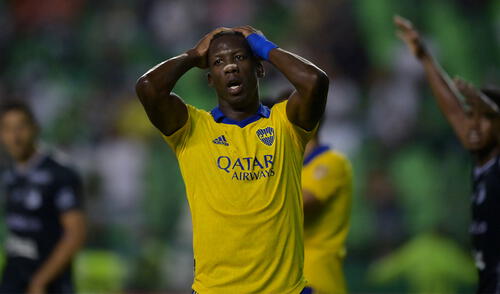 Luis Advíncula jugó los noventa minutos del duelo entre Boca Juniors y Deportivo Cali. Foto: AFP