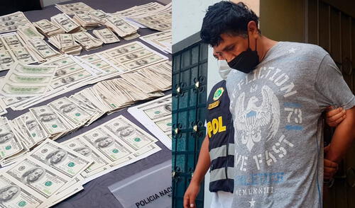 El individuo fue identificado como Erick Cristian Ponce, de 48 años, alias “marrón”. Foto: Gianella Aguirre/URPI-LR.