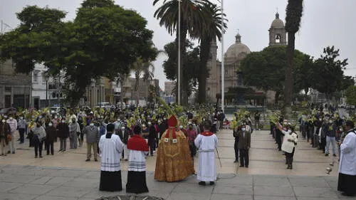 Esta celebración estuvo restringida desde que inició la pandemia por COVID-19. Iglesias transmitían misas por redes sociales. Foto: Diócesis de Tacna y Moquegua