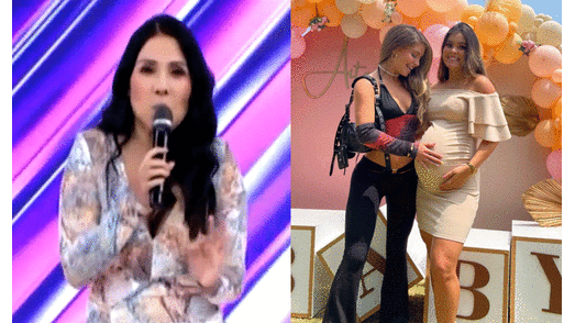Tula Rodríguez criticó el look de Flavia Laos en el baby shower de Majo Parodi. Foto: composición captura de América TV/Flavia Laos-Instagram