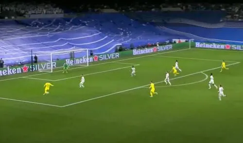 Ziyech tuvo en sus pies la igualdad de la serie ante Real Madrid. Foto: captura TNT Sports